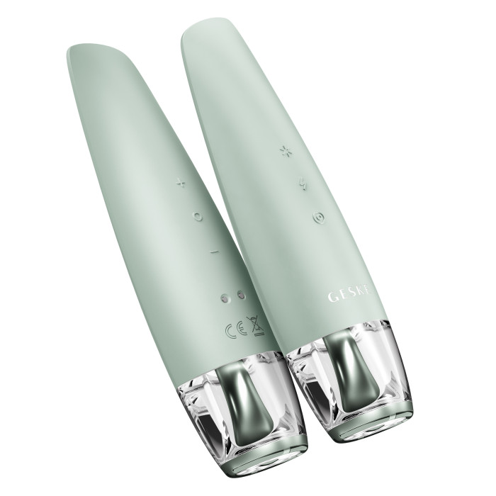 Антивіковий LED-випромінювач для відновлення шкіри обличчя GESKE Anti-Aging Skin Renewer 9в1 green
