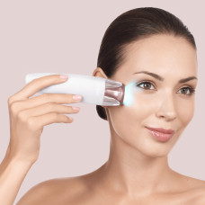 Антивіковий LED-випромінювач для відновлення шкіри обличчя GESKE Anti-Aging Skin Renewer 9в1 starlight