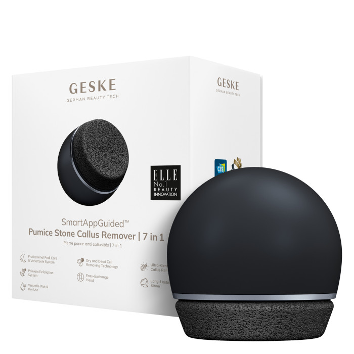 Набор для ухода за стопами GESKE Pumice Stone Callus Remover 7в1 black