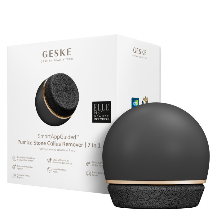 Набор для ухода за стопами GESKE Pumice Stone Callus Remover 7в1 gray