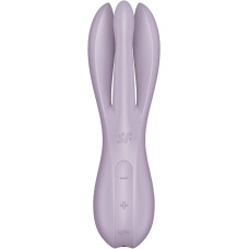 Кліторальний вібратор Satisfyer Threesome 2 Violet, 3 гнучкі пальчики, 3 мотори
