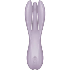 Кліторальний вібратор Satisfyer Threesome 2 Violet, 3 гнучкі пальчики, 3 мотори