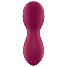 Вібратор для клітора з перлинною стимуляцією Satisfyer Exciterrr Berry, 2 незалежні мотори