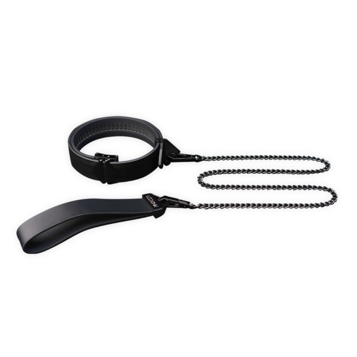 БДСМ-набір LOCKINK Bondage & Restraint Set, чорний, натуральна шкіра, фіксатори, маска, кляп