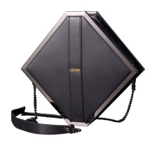 Сумка для секс-іграшок LOCKINK Mysterious Square Kink Bag, чорна, набір для бондажу в комплекті