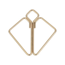 SX0844 Затискачі для сосків з важкою підвіскою LOCKINK Nipple Clamps with Heavy Pendant, золотисті