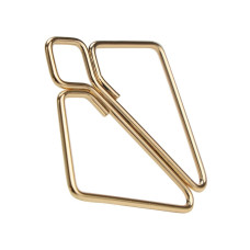 SX0844 Затискачі для сосків з важкою підвіскою LOCKINK Nipple Clamps with Heavy Pendant, золотисті