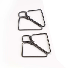 Затискачі для сосків з важкою підвіскою LOCKINK Nipple Clamps with Heavy Pendant, сріблясті