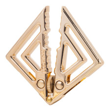 Затискачі для сосків з важкою підвіскою LOCKINK Adjustable Nipple Clamps with Heavy Pendant, під золото