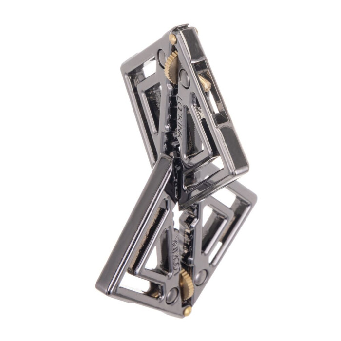 Затискачі для сосків з важкою підвіскою LOCKINK Adjustable Nipple Clamps with Heavy Pendant, під срібло