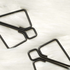Затискачі для сосків LOCKINK Minimalism Nipple Clamps, сріблясті