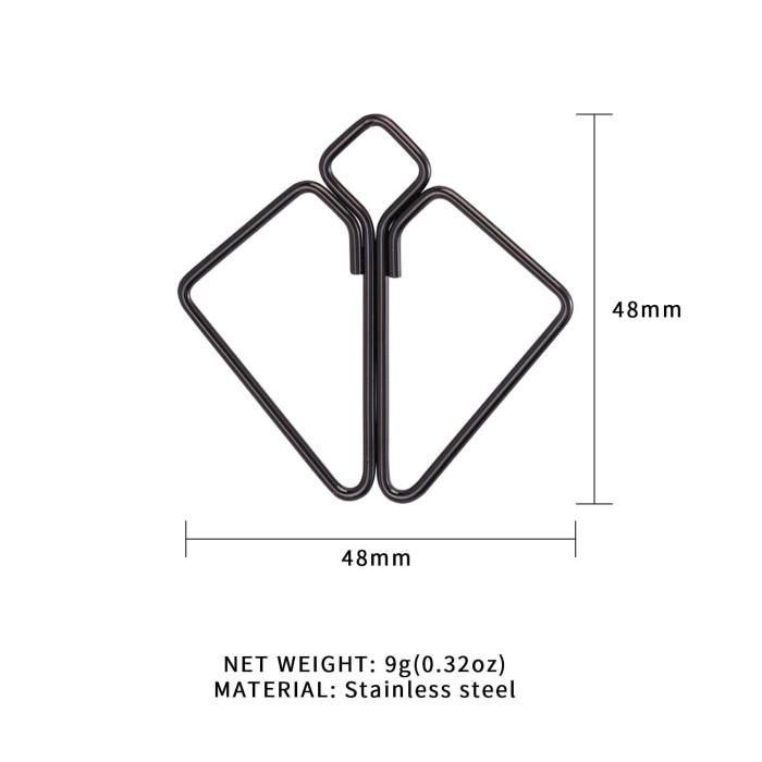 Затискачі для сосків LOCKINK Minimalism Nipple Clamps, сріблясті