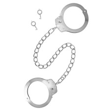 Металеві поножі Fetish Tentation Adjustable metal ankle cuffs