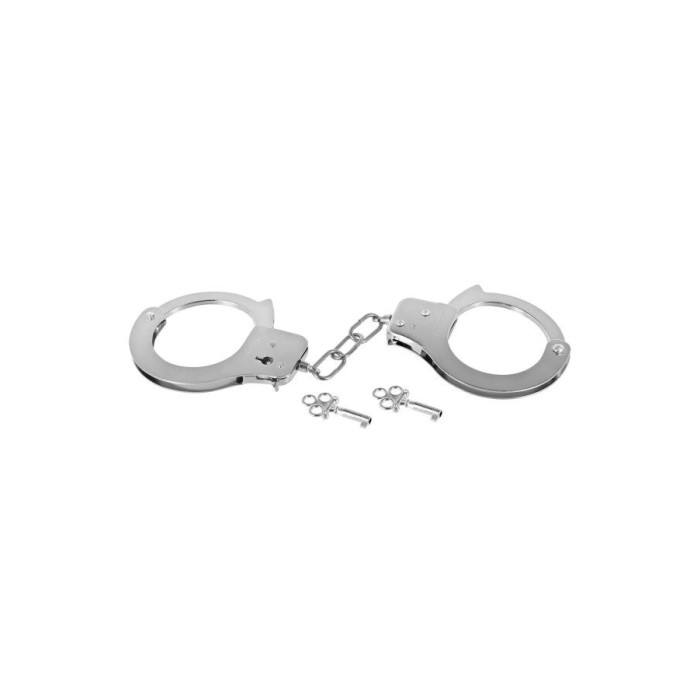 Металеві наручники Fetish Tentation Adjustable metal wrist cuffs, 2 ключі