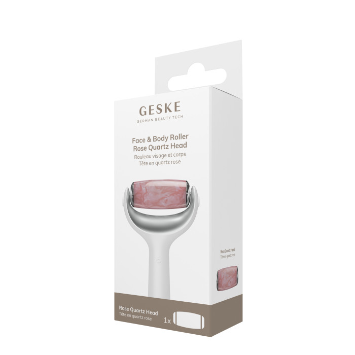 Насадка GESKE Face&Body Roller Rose Quartz Head