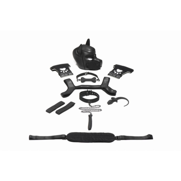 Набір BDSM цуценя Master Series Luxury Pup Arsenal Set - Black