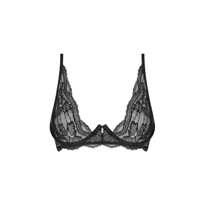 Бюстгальтер Obsessive Nutris bra, XL/2XL, мереживо, м’які чашки, кісточки під грудьми