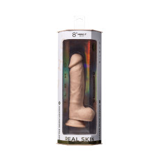 Фалоімітатор SilexD Vetus Real Skin Flesh (8in MODEL 1) суперсофт-силікон+Silexpan, діаметр 4,1 см