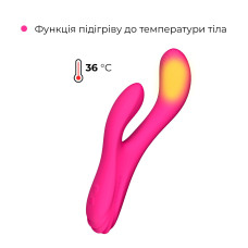 Осцилювальний смарт вібратор-кролик для точки G Lovense Osci 3, підігрів