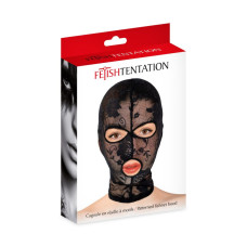 Капюшон Fetish Tentation Patterned Fishnet Hood, ажурна сітка