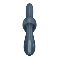 Вібратор з ротацією Satisfyer Heat Flex 4 Grey, підігрів до 39°C