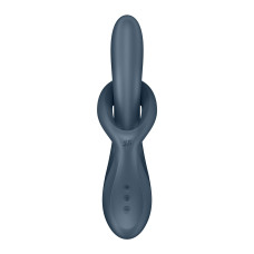 Вібратор з ротацією Satisfyer Heat Flex 4 Grey, підігрів до 39°C