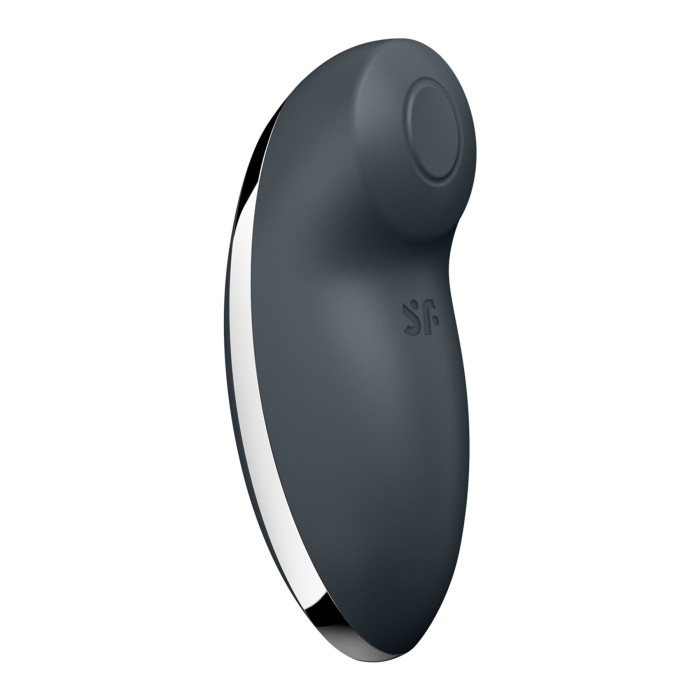 Вібростимулятор-пульсатор Satisfyer Tap & Climax 2 Grey, ефект постукування пальцем