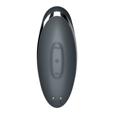 Вібростимулятор-пульсатор Satisfyer Tap & Climax 2 Grey, ефект постукування пальцем