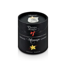 Масажна свічка Plaisirs Secrets Vanilla (80 мл) подарункове паковання, керамічний посуд