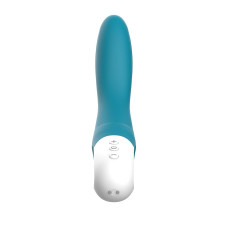 Вібратор точки G Liebe Bend It Rechargeable Ocean Blue, 10 режимів, дуже потужний, гнучкий стовбур