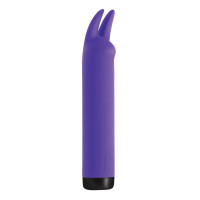 Вібратор S Pleasures Bullets Amethyst, фіолетовий, з двома відростками, 10 режимів, діаметр 2,8 см