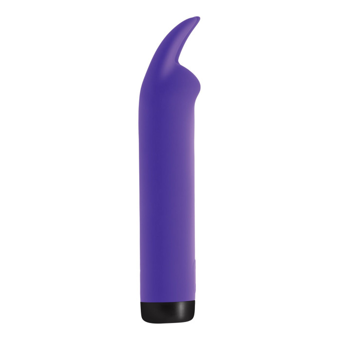 Вібратор S Pleasures Bullets Amethyst, фіолетовий, з двома відростками, 10 режимів, діаметр 2,8 см
