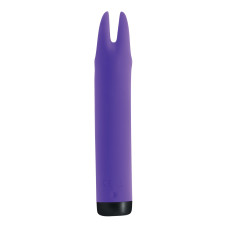 Вібратор S Pleasures Bullets Amethyst, фіолетовий, з двома відростками, 10 режимів, діаметр 2,8 см