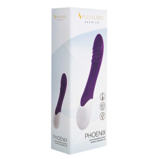 Вібратор S Pleasures Premium Phoenix, для точки G, фіолетовий, водостійкий, 16 видів вібрації, нагрів