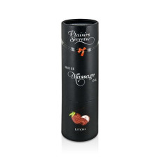 Масажна олія Plaisirs Secrets Litchi (59 мл) з афродизіаками, їстівна, подарункове паковання