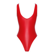 Боді Noir Handmade F352 Red powerwetlook body - S