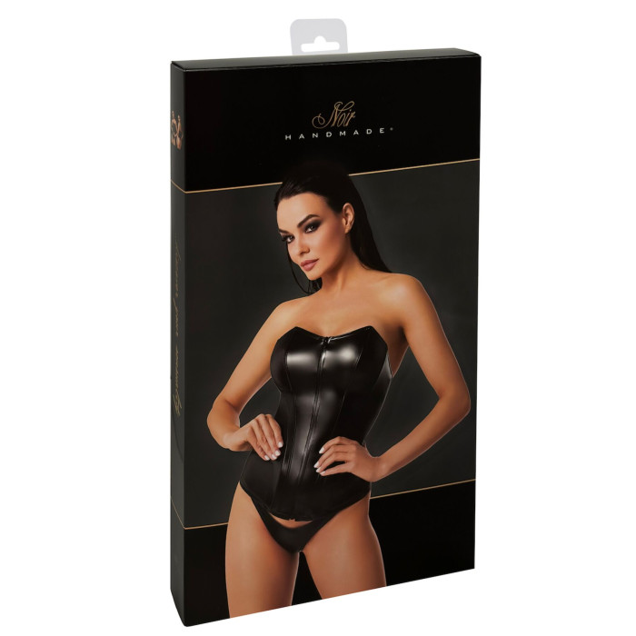 Корсет Noir Handmade F334 Powerwetlook corset - L