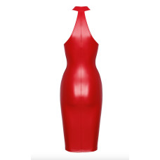 Сукня Noir Handmade F354 Red powerwetlook dress - M