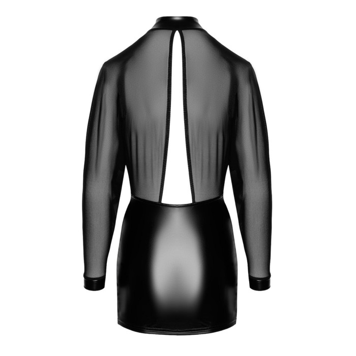 Сукня Noir Handmade F348 Powerwetlook and tulle dress - XXL