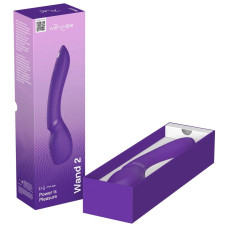 Смарт-вібромасажер We-Vibe Wand 2 Purple, дуже потужний, функція Smart Silence