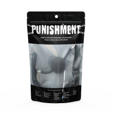 Повітропроникний кляп із силіконовою кулькою Punishment – Silicone Ball Gag – Black