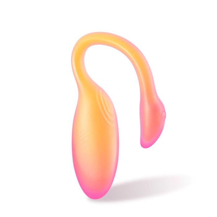 Смарт-віброяйце Magic Motion Flamingo Max Orange 2 в 1: віброяйце та тренажер Кегеля, 10 режимів