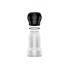 Мастурбатор Kiiroo Feel Pocket Crystal зі всмоктувальною інтерактивною насадкою PowerBlow Combo Set