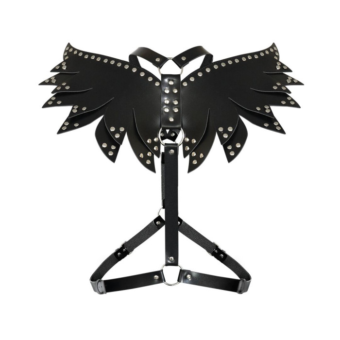 Жіноча портупея Art of Sex - Wings чорна XS-M, екошкіра