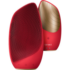 Електронна звукова термо щітка для обличчя GESKE Sonic Thermo Facial Brush 6в1 red