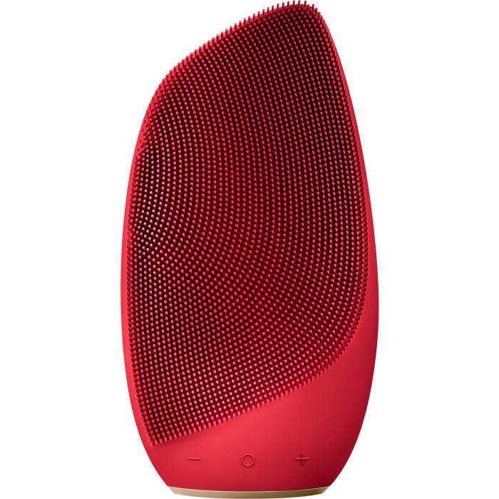 Електронна звукова термо щітка для обличчя GESKE Sonic Thermo Facial Brush 6в1 red