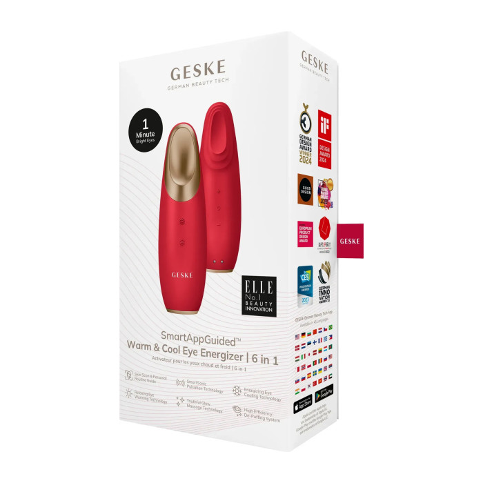 Енерджайзер для очей GESKE Warm & Cool Eye Energizer 6в1 red