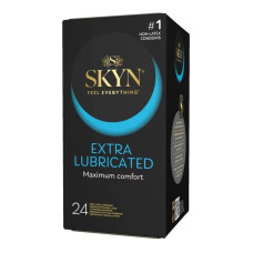 Безлатексні преміум-презервативи SKYN Extra Lubricated 24 шт, на 40 % більше змазки