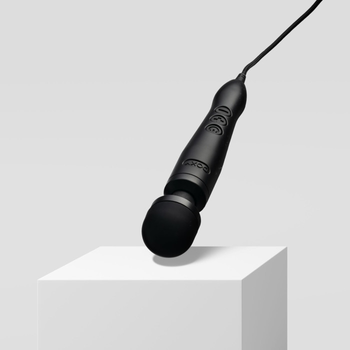 Вібромасажер DOXY3 USB-C Massager MATTE BLACK, кабель USB-C, регульована інтенсивність, компактний