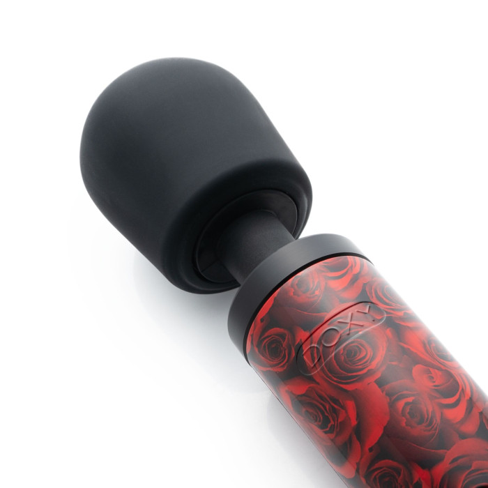 Вібромасажер DOXY Original ROSE PATTERN, дуже потужний, живлення 220В, пульсівні вібрації